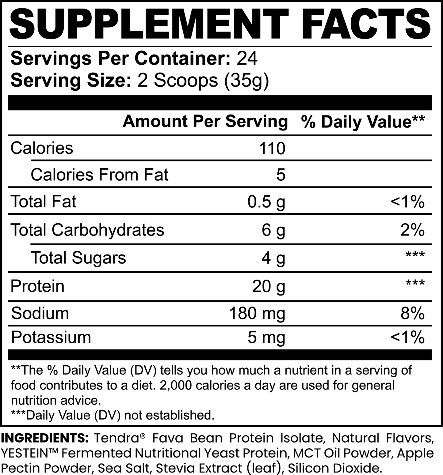 Plant Power - Vegan Protein Powder (Vanilla)