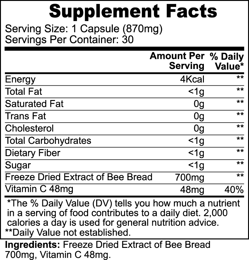 Royal Nectar Vitality - Bee Bread